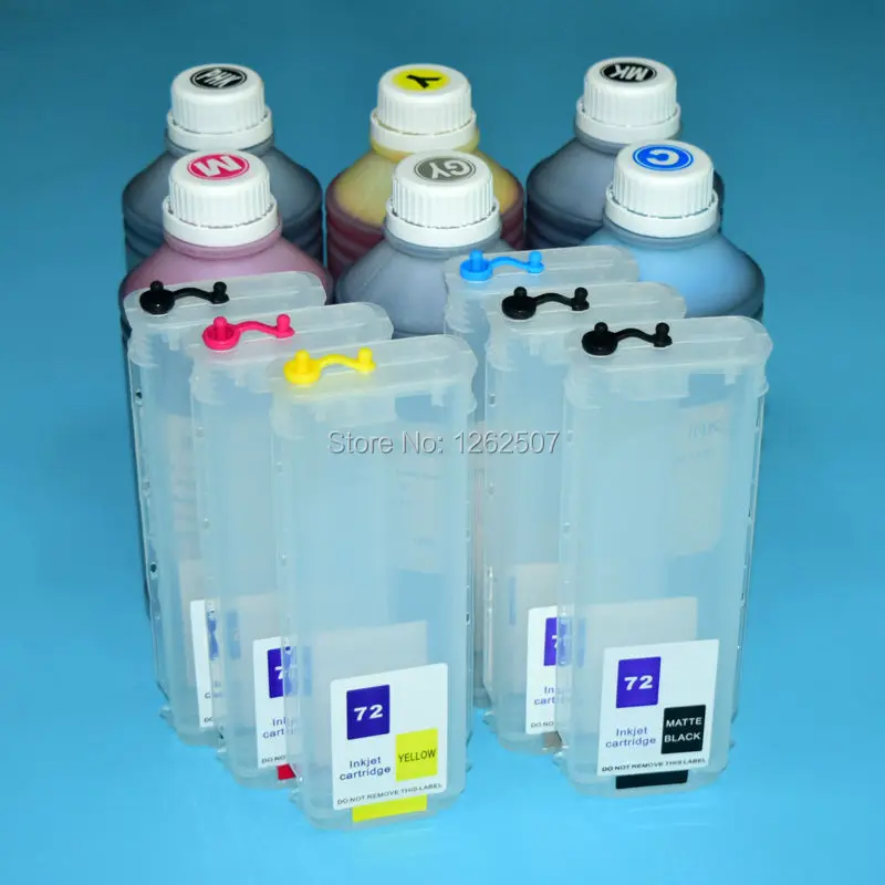 800 мл x 6 Цвета 81 83 многоразового Bulk ciss ink картридж с ДЕШИФРАТОР чипа для hp Designjet 5000 5500 5500 ps 5100 hp 81 плоттер