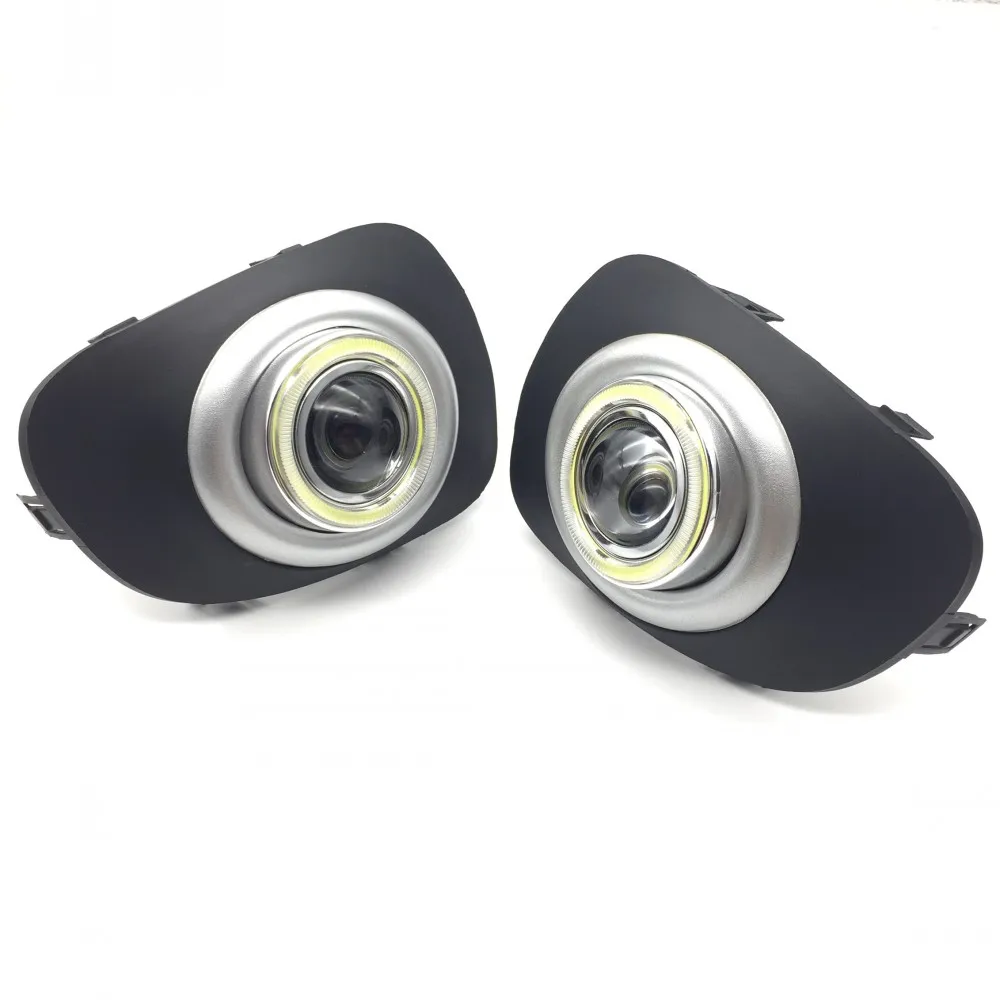  For Mitsubishi Pajero Dakar Nativa Montero Sport LED Angel Eyes DRL Yellow Signal Light H11 55W Fog - 32799795858
