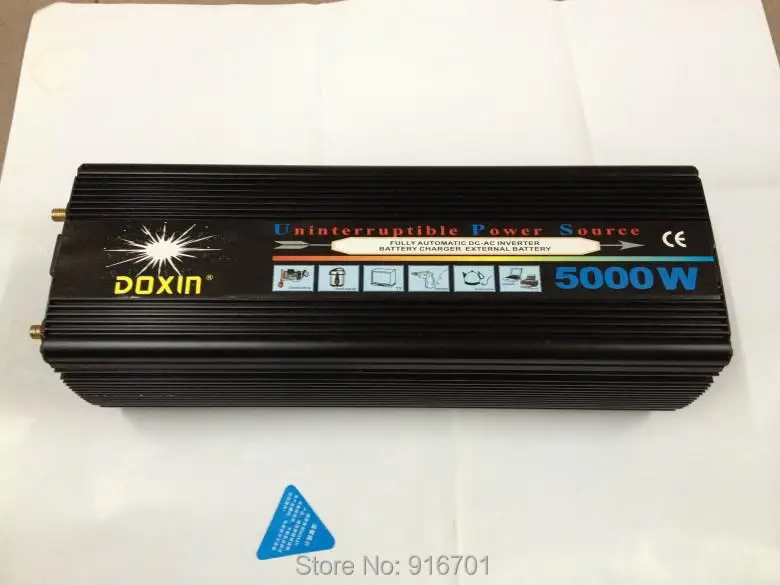 

5000W 10000W(peak) 5000 10000 WATT 12v to 220v Power Inverter+Charger & MODIFIED INVERTER,Quiet and Fast Charge