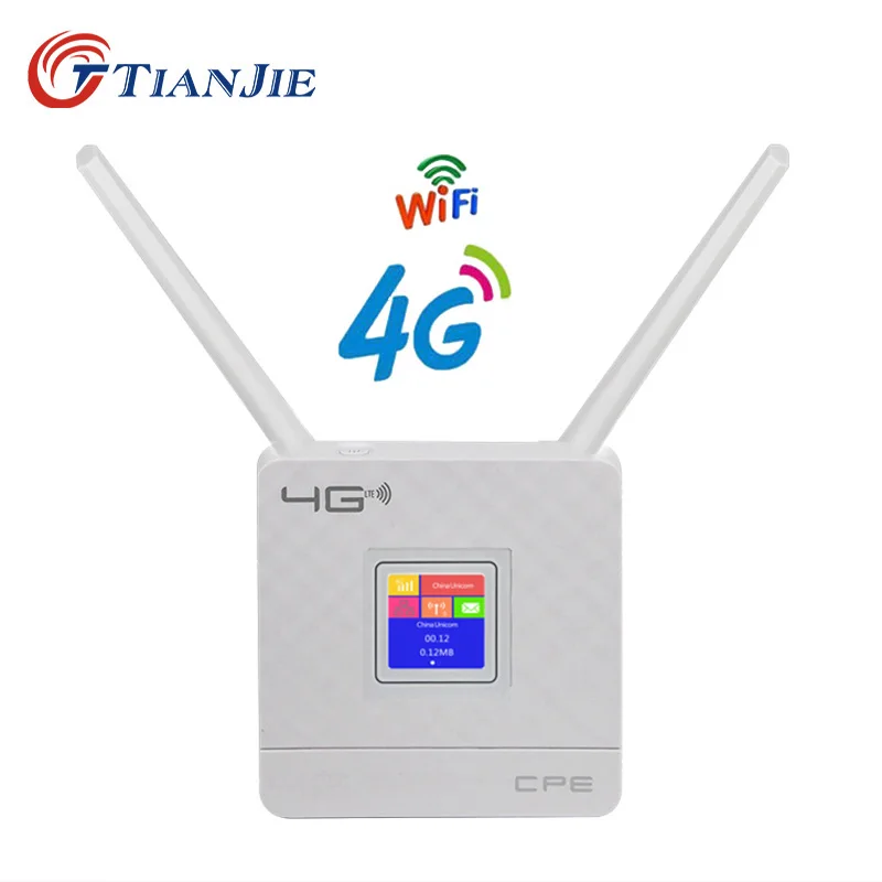 

TIANJIE 4G wifi router unlocked 4g modem router lte mobile mini router pocket modem wifi sim card hotspot 4g 3g wireless