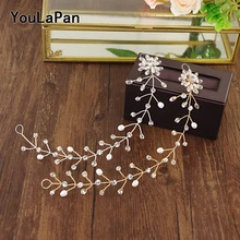 YouLaPan HP35 Женская Ювелирная Свадебная лоза свадебные аксессуары для волос; Свадебные украшения для волос