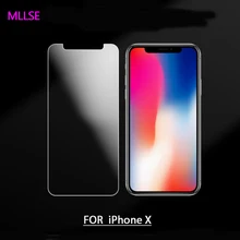 MLLSE ультра тонкий 0,3 мм 2.5D 9 H закаленное защитное экранное стекло пленка для iPhone X с розничной упаковкой высокого качества