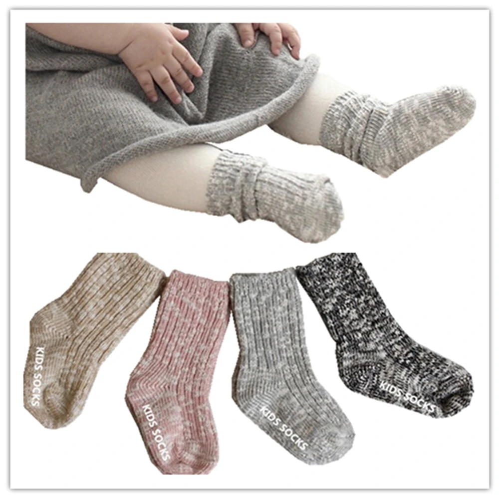 

0-24 Months Baby Socks Anti Slip Winter Newborn Knee High Socks Kids Chaussette Enfants Baby Sokjes Baby Boys Girls Socks