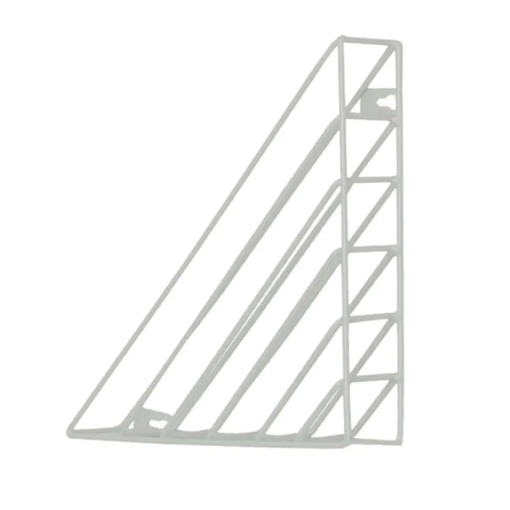 Irregular/Triangle File Organizer Wire Collection Desktop Iron Storage Rack Bookshelf Magazine Holder for Office Home Decoration