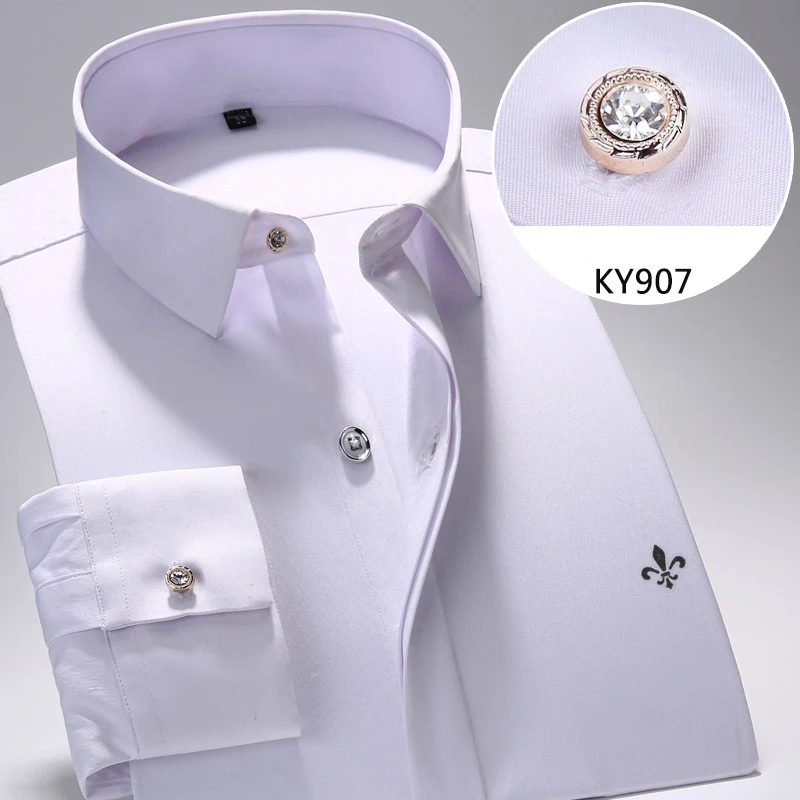 DUDALINA 2019 الخيزران الألياف اللباس قميص الذكور قميص الذكور الربيع الخريف كم طويل الصلبة حك الرسمي الأعمال الرجال الاجتماعية قمصان DUDALINA 2019 الخيزران الألياف اللباس قميص الذكور قميص الذكور الربيع الخريف كم طويل الصلبة حك الرسمي الأعمال الرجال الاجتماعية قمصان