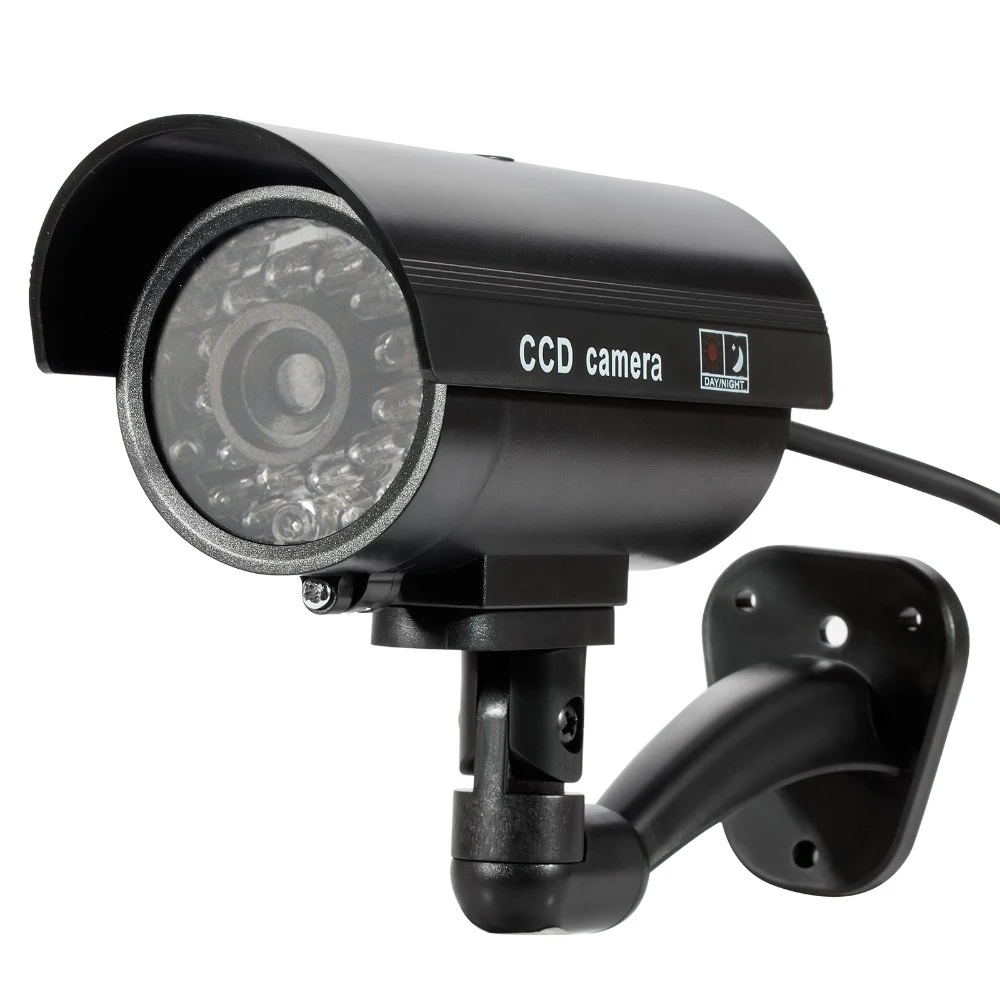 Fake Camera Surveillance Camera Bullet Camera with IR LEDs Fake