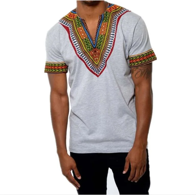 2022 Fashion Mens African Clothes Tops Tee Shirt Homme Africa Dashiki Dress Clothing Brand Casual Short Sleeve T Shirt for Men african culture clothing Africa Clothing