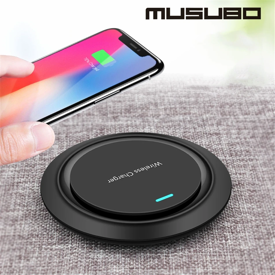 Быстрое зарядное устройство Musubo QI для iPhone XS MAX XR X, беспроводное зарядное устройство 45% для samsung Galaxy S9 S8 Plus Xiaomi