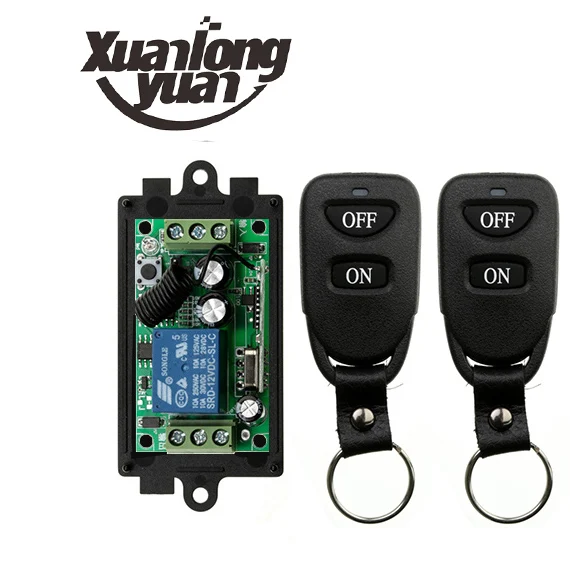 Xuanlongyuan DC12V 1CH 10A пульт дистанционного управления выключатель света реле выход