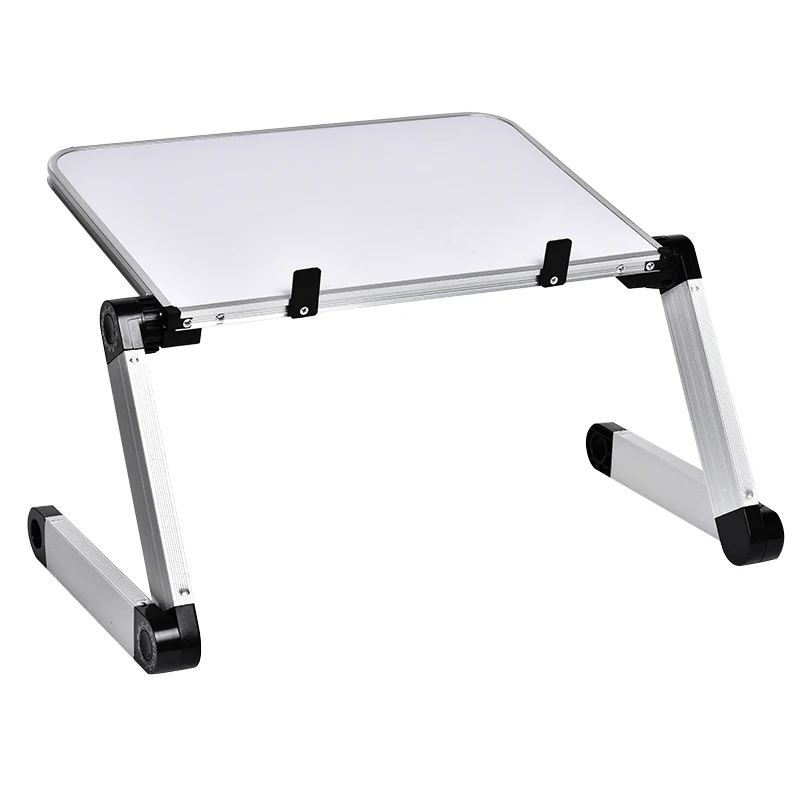Aluminum Alloy Laptop Portable Foldable Adjustable Laptop Desk Computer Table Stand Tray Notebook Lap PC Folding Desk Table