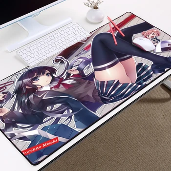 

Mairuige The Sexy Cute Anime Girls My Teen Romantic Comedy SNAFU Yukinoshita Pattern Mice Mat Anti-skid Wear Rubber Table Mats