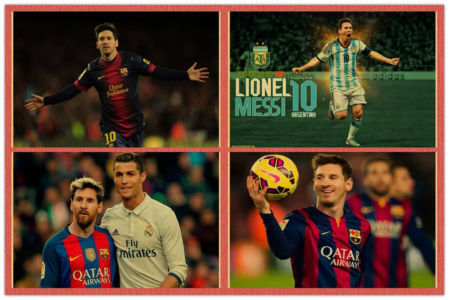 

World Cup Football star 5D DIY diamond embroidery Messi Vintage diamond painting Cross Stitch full square mosaic Soccer star