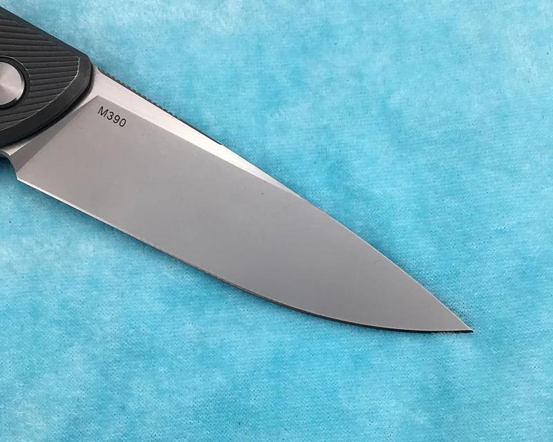 Складной нож Green thorn HATI 95 складной M390 сталь титановый подшипник CF 3d ручка походные