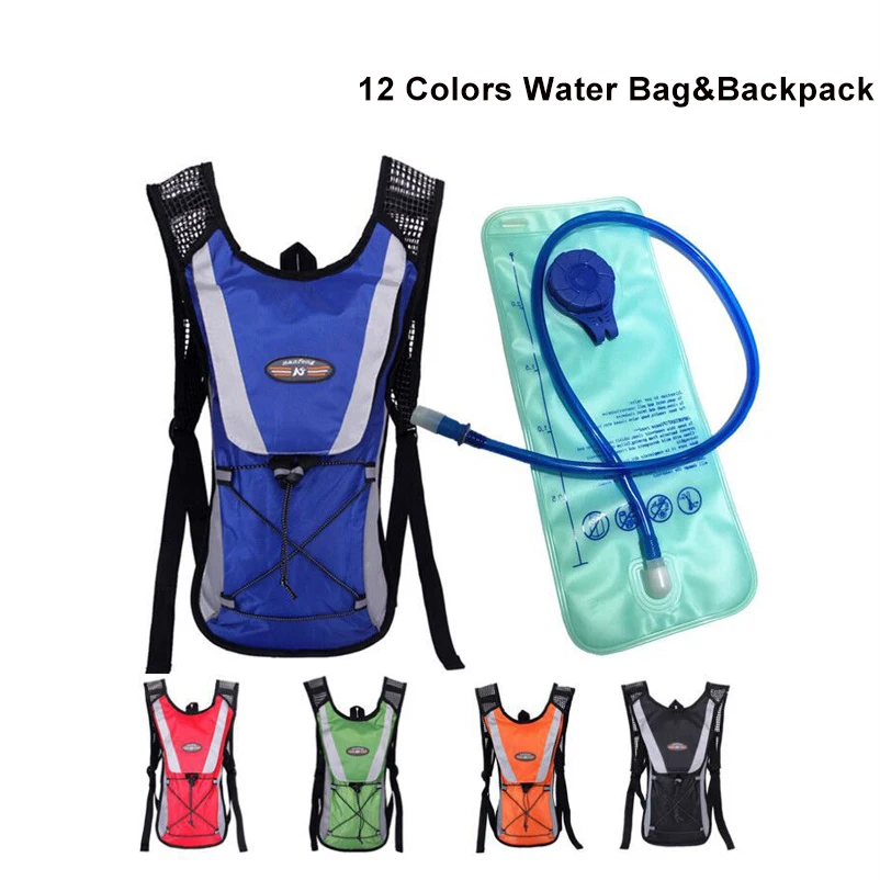 

Outdoor Portable Water Bag With Backpack Waterproof PVC Water Bag Outdoor Sports Hiking Climbing Fishing Water Bag Backpack