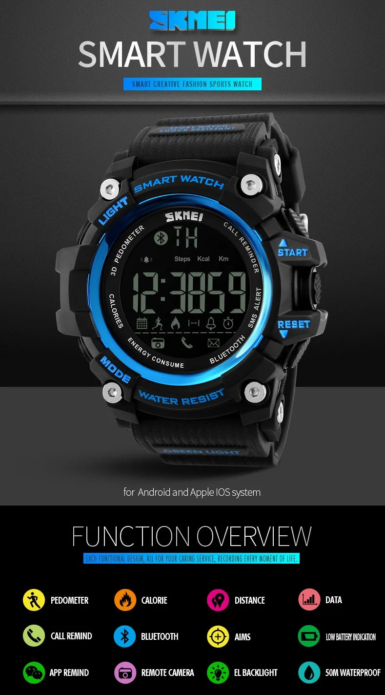 chronograph smart watch