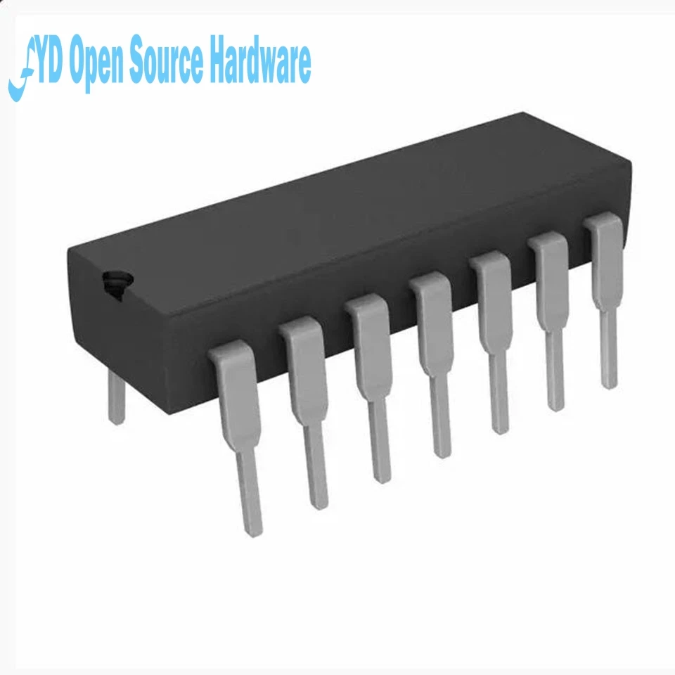 10pcs 74HC02 74HC02N SN74HC02N Two input NOR gate four DIP-14 | Электронные компоненты и принадлежности