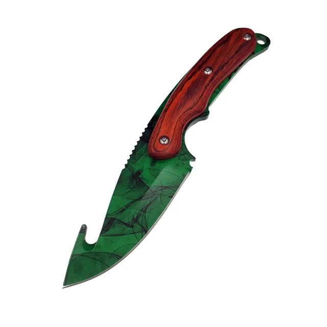 Swayboo Real CS:GO Gut Knife fade Counter Strike Fixed Blade rainbow