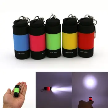 

Net red version of small flashlight Mini LED Light USB Rechargeable Flashlight Lamp Pocket Keychain Torch Waterproof #4J13