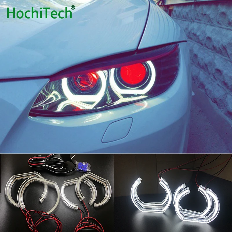 Hochitech светодиодный или CCFL Angel Eye Halo кольца Реле Жгут w/Fade-In Fade-Out особенность для BMW angel eyes