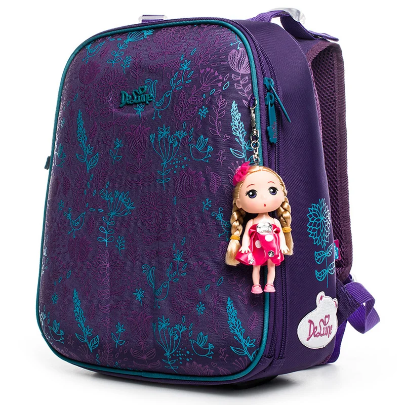 Delune 2018 New European Children School Bags For Girls Boys Backpack Cartoon Mochila Infantil Orthopedic Schoolbag Grade 1-4 Delune 2018 New European Children School Bags For Girls Boys Backpack Cartoon Mochila Infantil Orthopedic Schoolbag Grade 1-4