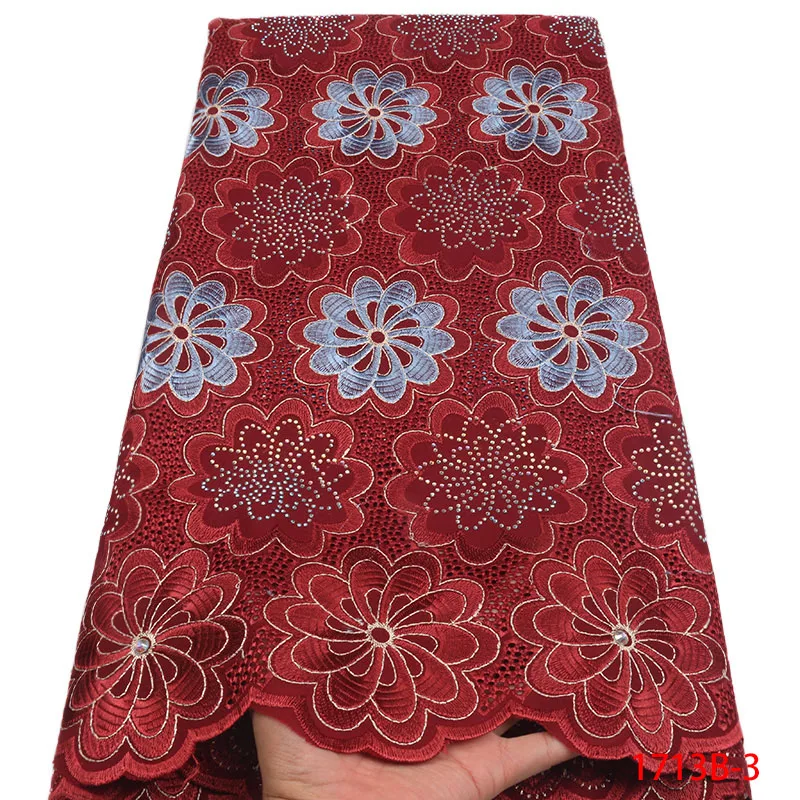 Nigerian Lace Fabric 2018 High Quality Applique Swiss Voile In Switzerland White African Dresses L1713B-2 | Дом и сад