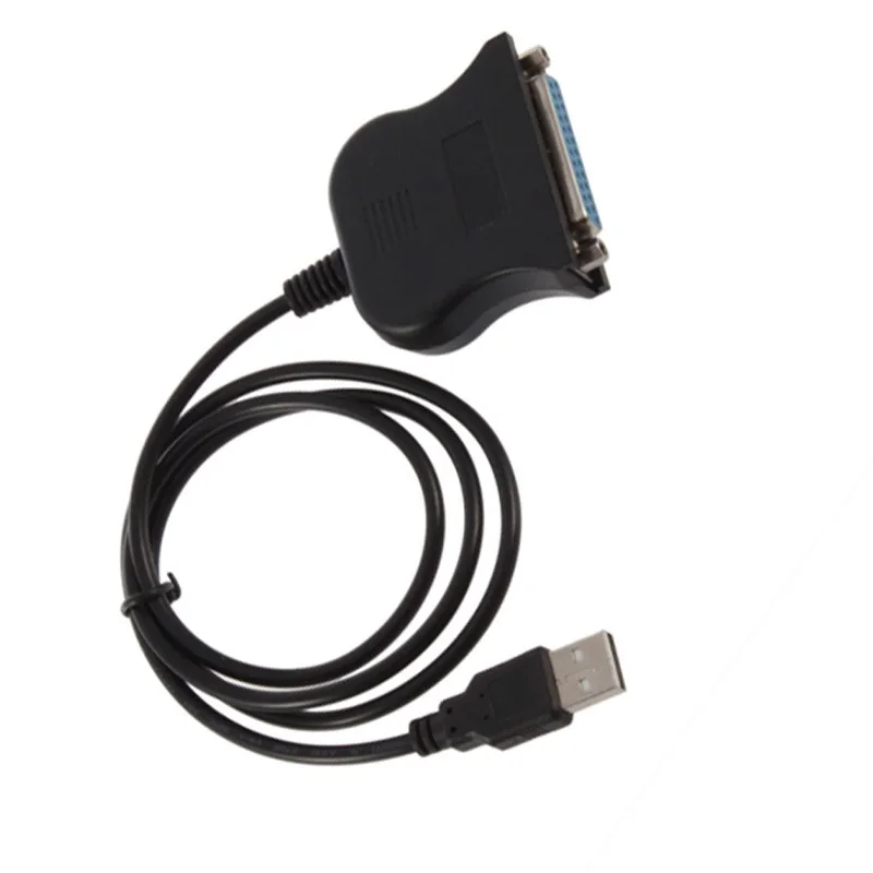 

USB 1.1 to DB25 25 Pin Print Converter Female Cables LPT Bidirectional Parallel Port Printer Adapter For Parallel Printer Window