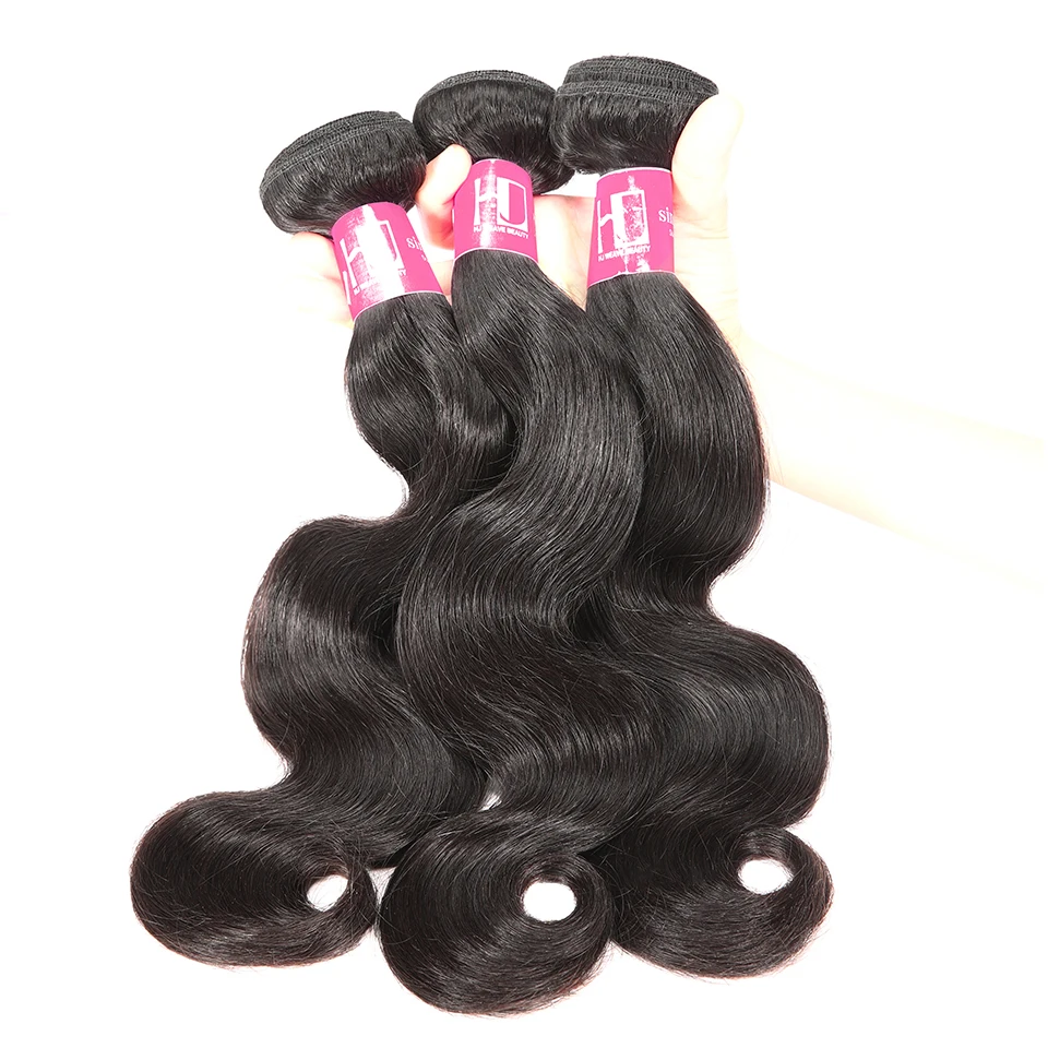 HJ WEAVE BEAUTY 3 пучка/партия бразильские объемные волнистые человеческие волосы пучки