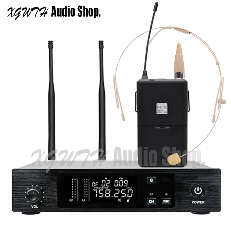Сценическая производительность QLX вокальная UHF Беспроводная микрофонная система