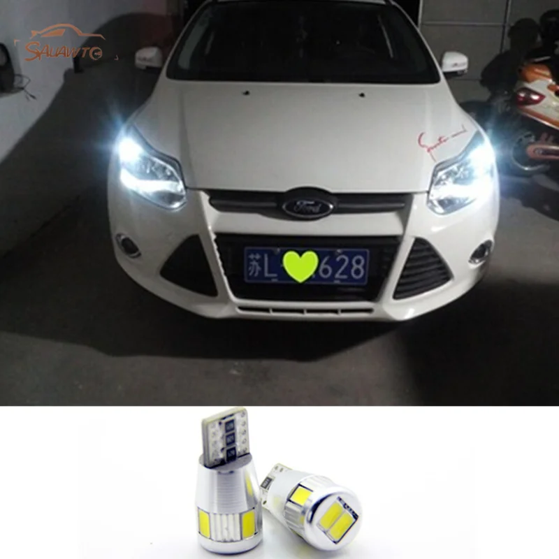 2x светодиодный Габаритные огни для Ford Focus 2 3 4 1 Fiesta Fusion mondeo mk3 mk4 kuga mustang ка