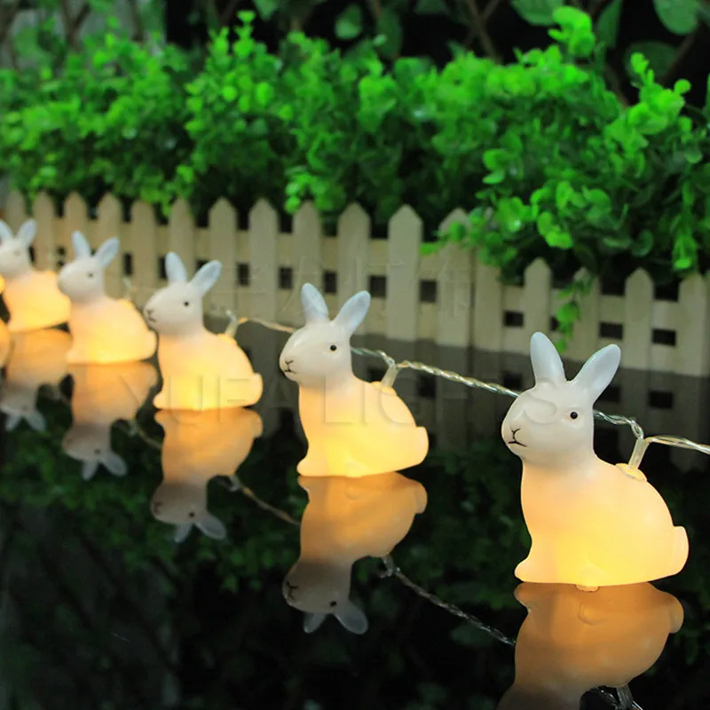 

Easter rabbit decor Led string light baby shower kids birthday party favor supply present happy Easter decoration