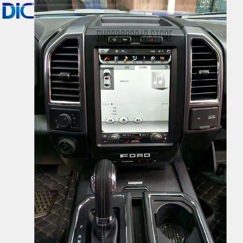 DLC вертикальный экран 12' навигация gps плеер android система многофункциональная система рулевого управления для ford F150