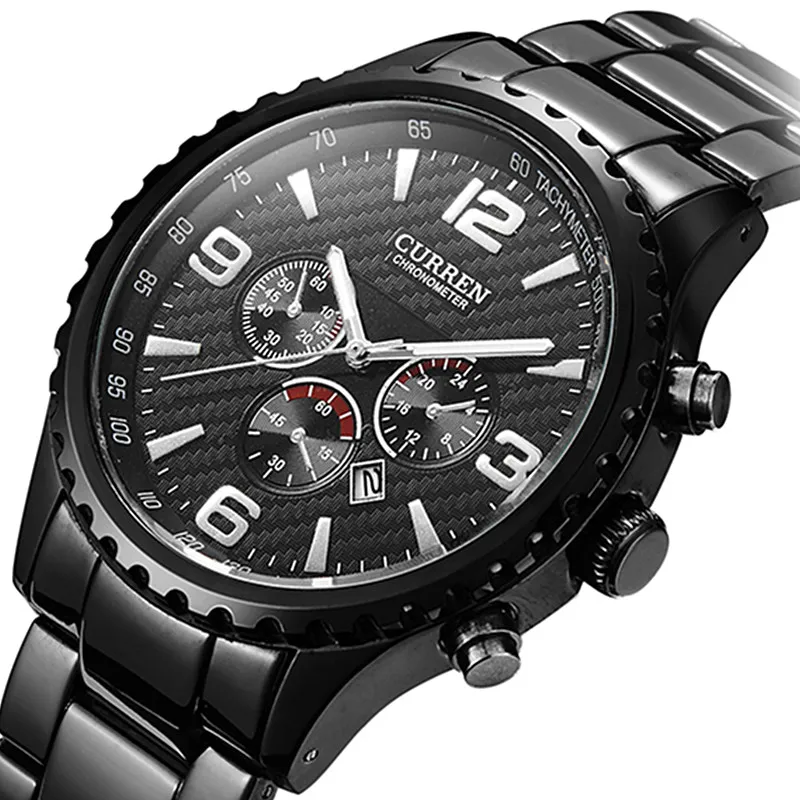 Мужчины смотреть Спортивный Brand Curren Часы Relogio Masculino Мода Reloj Hombre Кварцевые
