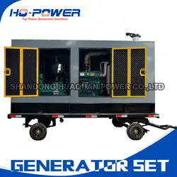 Super Silent мобильный трейлер Дизельная генераторная установка weichai Стайер двигателя 250kw 300kva генераторной установки
