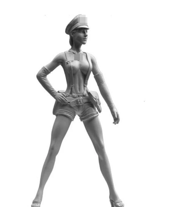 

1/16 Resin Model Building Kit Figure lass