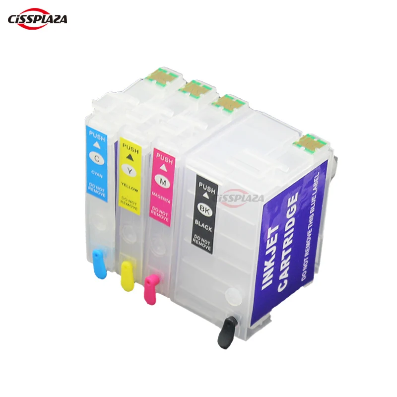 Картридж для заправки чернил CISSPLAZA 27XL T2711 совместимый с Epson WF7110 WF7610 WF7620 WF3620 WF3820 WF3640