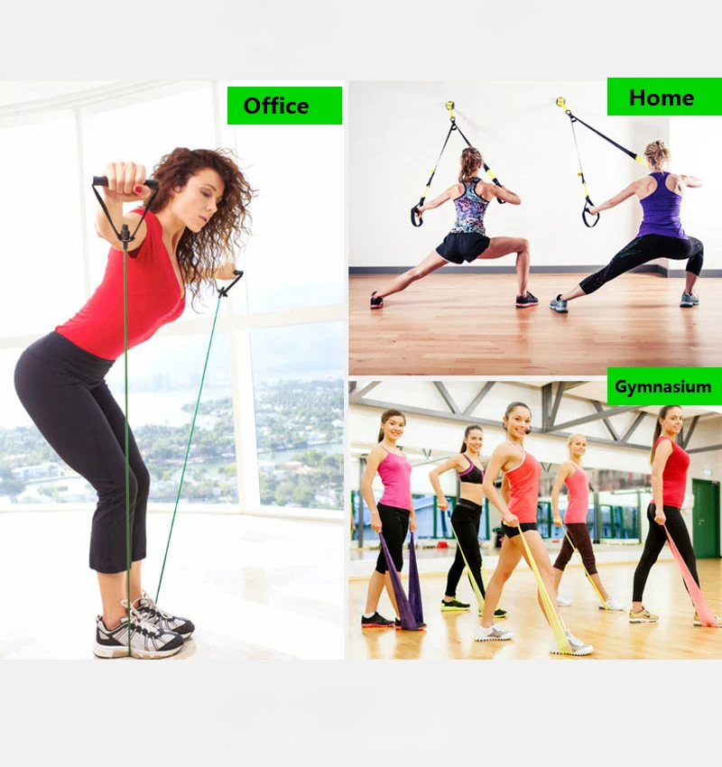 TIMOWIN фитнес-Эспандеры для йоги, Эспандеры для упражнений, эластичные Эспандеры для женщин, девушек, йоги, пилатеса, тренировки