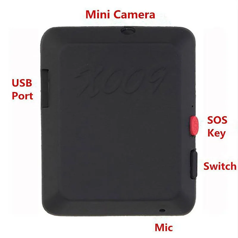 

Mini GSM Tracker Locator Camcorders with Camera Monitor Video Recorder & SOS Button SD998