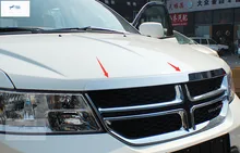 Новый стиль для Dodge Journey JCUV Fiat Freemont 2012 2013 2014 2015 Нержавеющая сталь спереди Гилл Двигатели для автомобиля крышка отделка 1 шт.