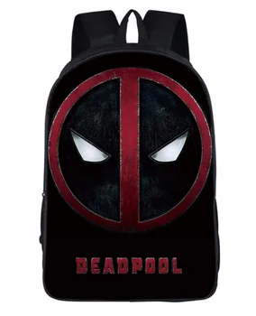 

16 Inch Deadpool Backpack For Teenager Boys School Backpacks Children School Bags Kids Bag Mochila