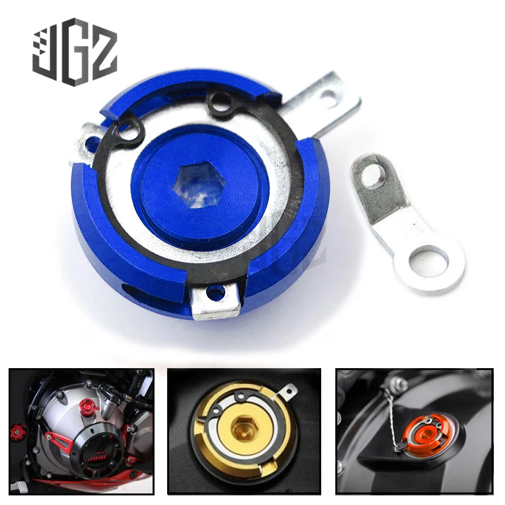 

M20*2.5 Motorcycle CNC Aluminum Engine Oil Filler Cover Screw Plug Cap For Kawasaki Z1000 Z800 Ninja 250 400 650 VN650 2015 2016