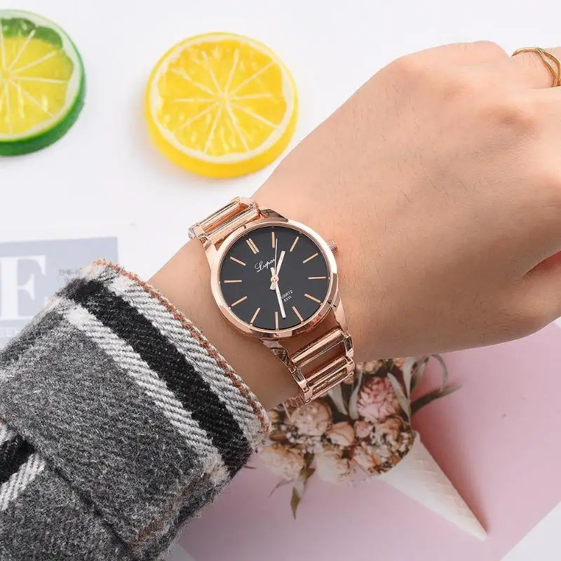 

Lvpai Alloy Steel Band Bracelet Quartz Watch Women Round Dial Wristwatch Ladies Watch Women's Watches Dress Wristwatch For Women