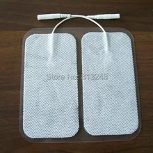 50*90 мм большие прямоугольные Предварительно Проводные запасные электродные накладки для EMS машин и материнских Tens машин