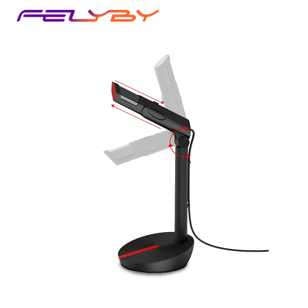 FELYBY Wired Condenser Microphone 3.5mm/USB Studio Gaming 360 Omnidirectionnel Mini Mic For Computer Desktop PC | Электроника