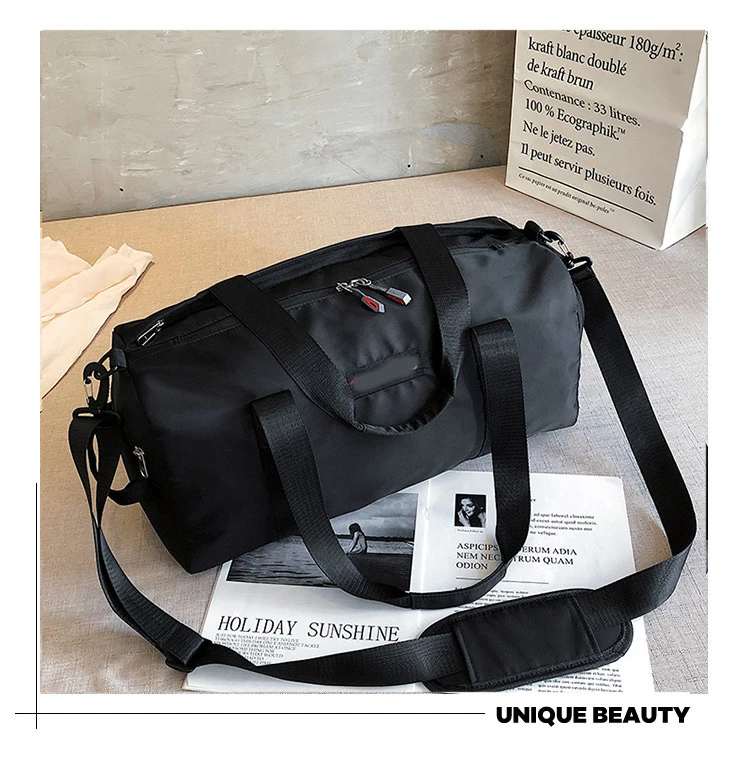 

Light outdoors nylon Sports bag travel Bodybuilding New pattern High-capacity knapsack Dry-wet separation