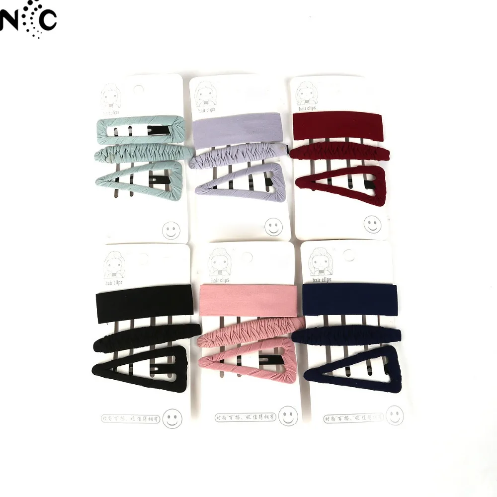 

Hot Sale Fashion 3Pcs/lot Women Chic Lovely Cloth Hair Clips Headwear For Girls Wedding Party Hairpins Jewelry Hair Accessories