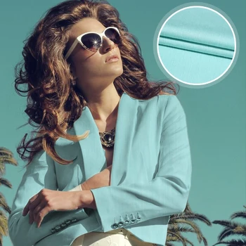 

Macaron color stretch cotton fabric suit dress clothing cotton fabrics wholesale high-grade cotton cloth