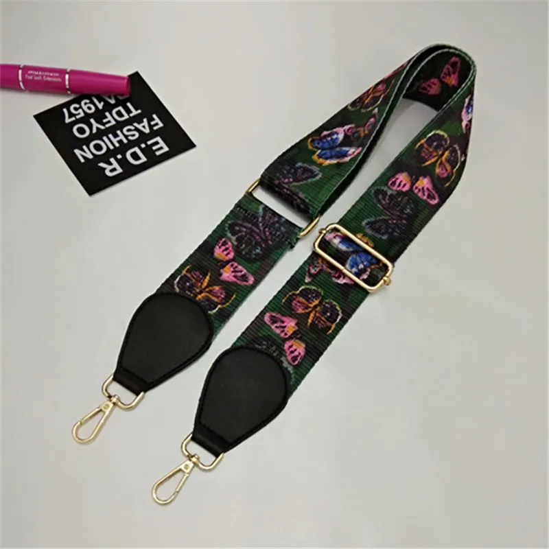 New color wide shoulder strap adjustable lady bag accessories strap shoulder strap inclined across color strap
