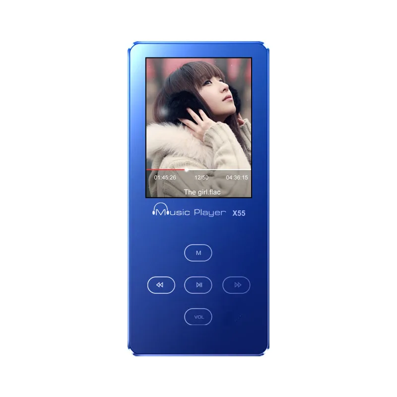 

IQQ new 8GB MP3 music Player with FM Radio/Voice Recorder Lossless Sound Metal and 1.8 Inch Touch Color Screen expand Upto 128GB