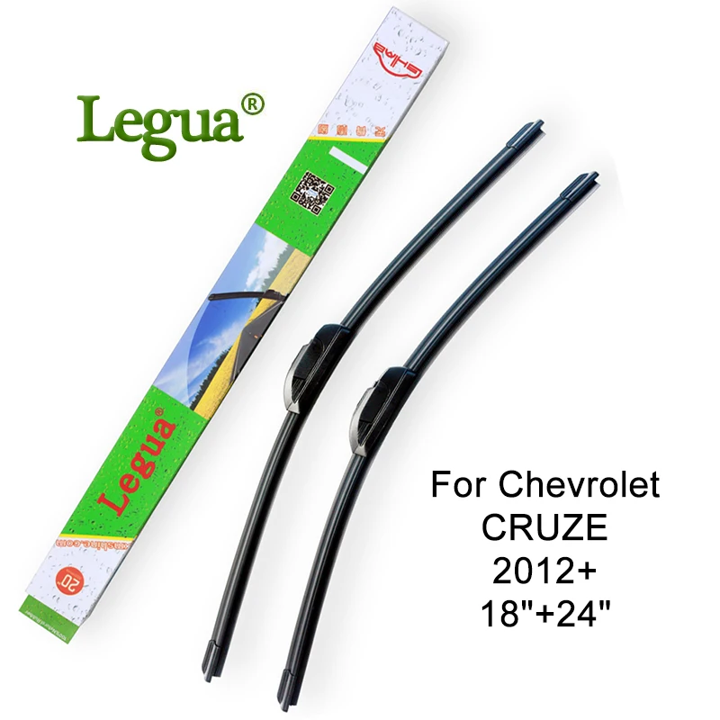 

Legua car windscreen wiper blade for Chevrolet Cruze,2012+,18"+24",car wiper rubber,Soft Frameless Bracketless