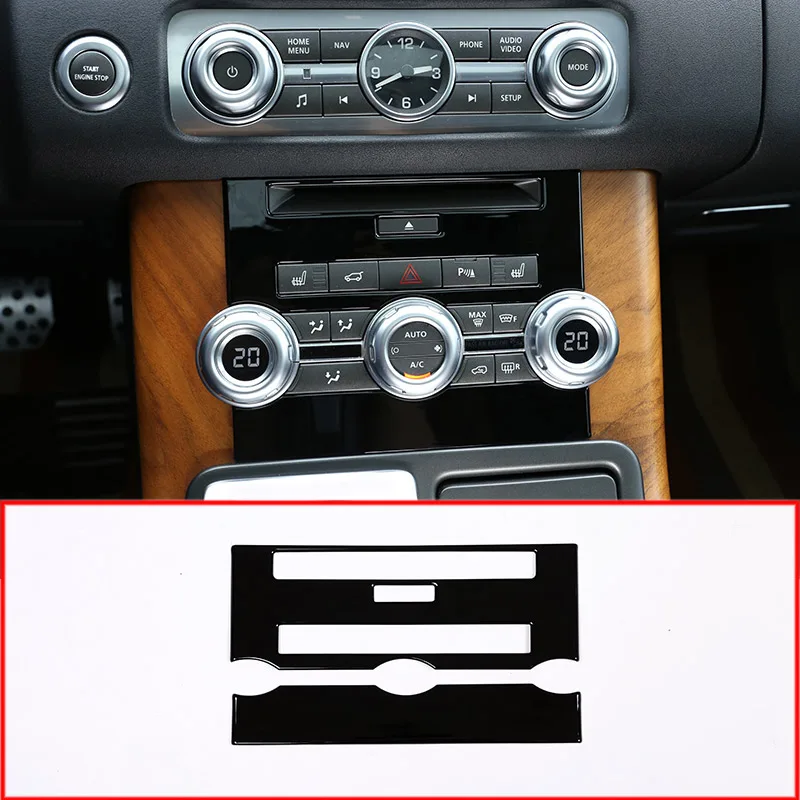 

2012-2013 ABS Chrome Central Control CD Panel For Land rover Range Rover Sport RR Sport 2012-2013 Car-Styling